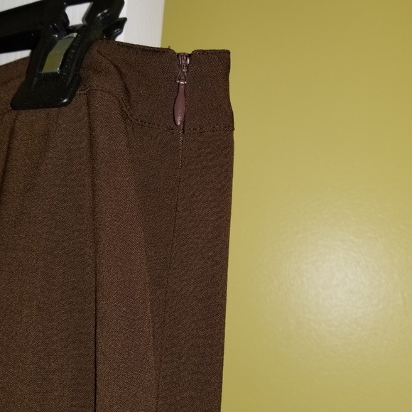 Lafayette 148 Brown Ankle Pants - Picture 4 of 5